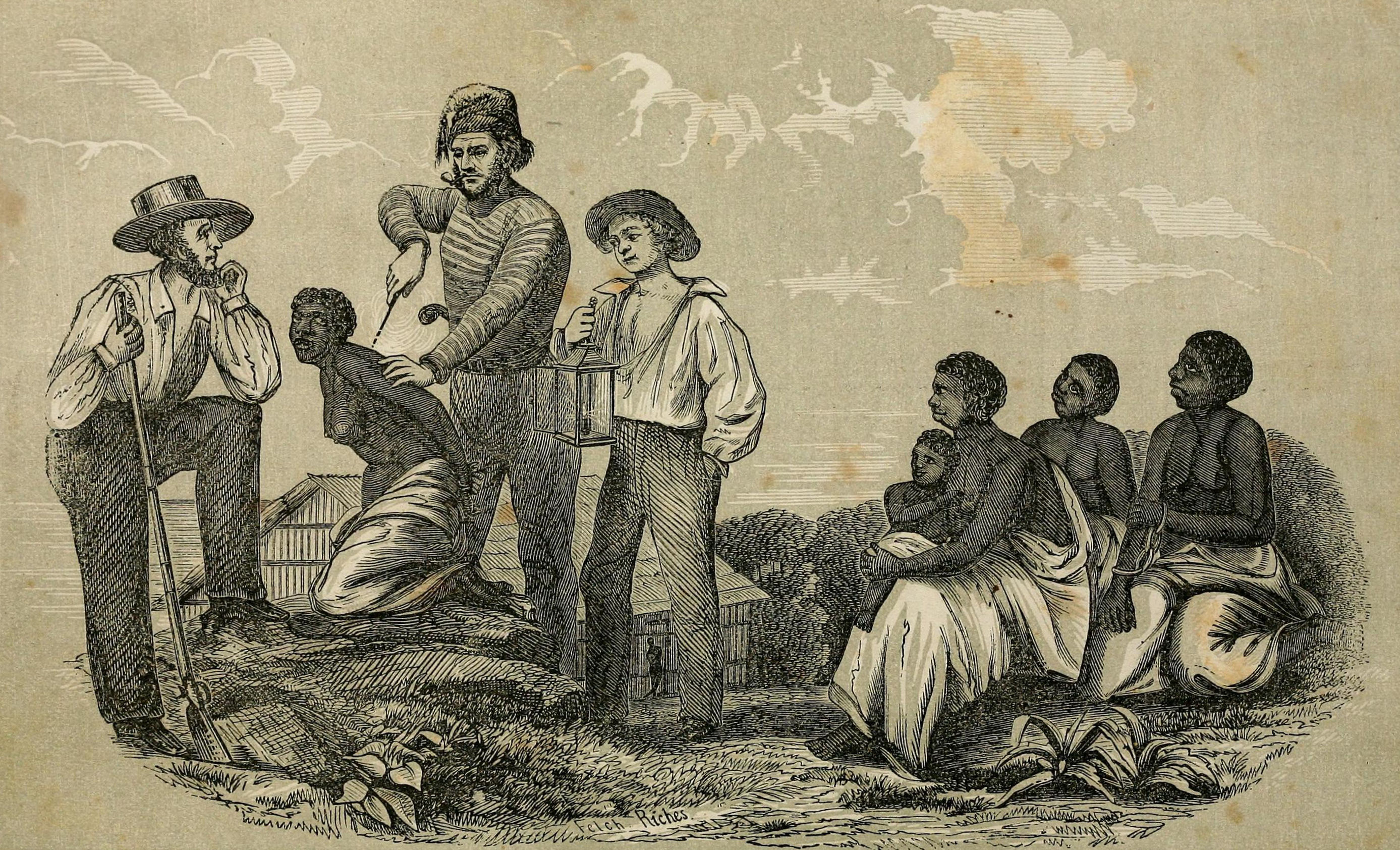 Illustration from 'The history of slavery and the slave trade, ancient and modern' by Blake, William O (1860) from wikimedia.org